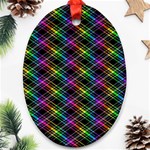 Rainbow Sparks Ornament (Oval) Front