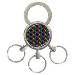 Rainbow Sparks 3-ring Key Chain by Sparkle