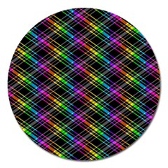 Rainbow Sparks Magnet 5  (round) by Sparkle