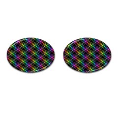 Rainbow Sparks Cufflinks (oval) by Sparkle