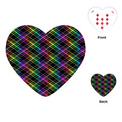 Rainbow Sparks Playing Cards Single Design (heart) by Sparkle