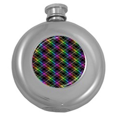 Rainbow Sparks Round Hip Flask (5 Oz) by Sparkle