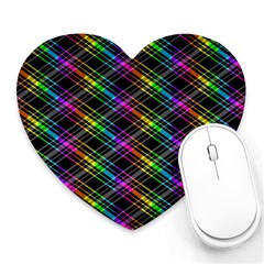 Rainbow Sparks Heart Mousepads by Sparkle