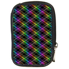 Rainbow Sparks Compact Camera Leather Case by Sparkle