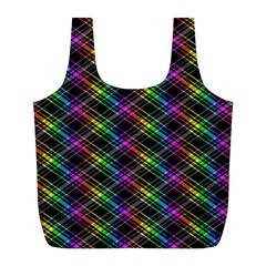 Rainbow Sparks Full Print Recycle Bag (l) by Sparkle