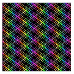 Rainbow Sparks Large Satin Scarf (square) by Sparkle