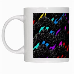 Rainbowwaves White Mugs