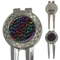 Rainbowwaves 3-in-1 Golf Divots