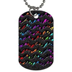 Rainbowwaves Dog Tag (Two Sides)