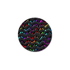 Rainbowwaves Golf Ball Marker by Sparkle