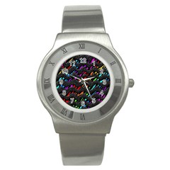 Rainbowwaves Stainless Steel Watch