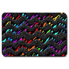 Rainbowwaves Large Doormat 