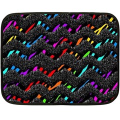 Rainbowwaves Double Sided Fleece Blanket (Mini) 