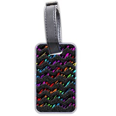 Rainbowwaves Luggage Tag (two sides)