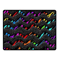 Rainbowwaves Fleece Blanket (small) by Sparkle