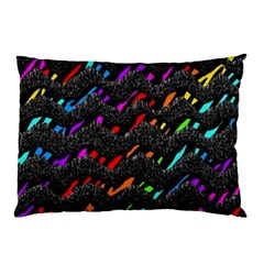 Rainbowwaves Pillow Case (Two Sides)