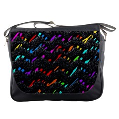 Rainbowwaves Messenger Bag