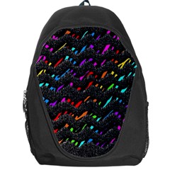 Rainbowwaves Backpack Bag