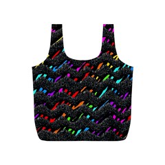 Rainbowwaves Full Print Recycle Bag (S)