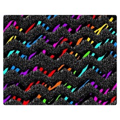 Rainbowwaves Double Sided Flano Blanket (Medium) 