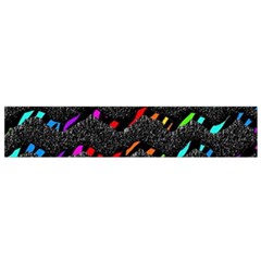 Rainbowwaves Small Flano Scarf