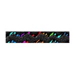 Rainbowwaves Flano Scarf (Mini) Front