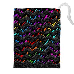 Rainbowwaves Drawstring Pouch (5XL)