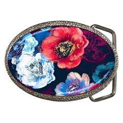 Flowers Pattern Belt Buckles by Sparkle