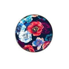 Flowers Pattern Hat Clip Ball Marker (4 Pack) by Sparkle