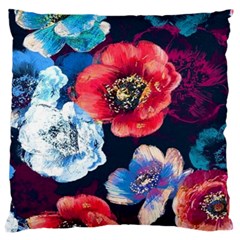 Flowers Pattern Large Cushion Case (one Side) by Sparkle