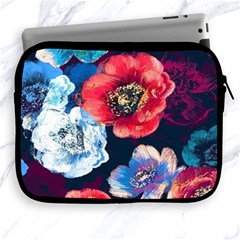 Flowers Pattern Apple Ipad 2/3/4 Zipper Cases by Sparkle