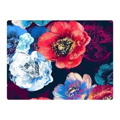 Flowers Pattern Double Sided Flano Blanket (mini)  by Sparkle