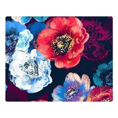 Flowers Pattern Double Sided Flano Blanket (large)  by Sparkle