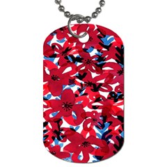 Handpaint Flowers Dog Tag (two Sides) by Sparkle