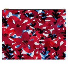 Handpaint Flowers Cosmetic Bag (xxxl) by Sparkle