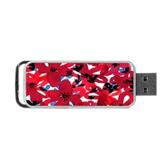 Handpaint Flowers Portable Usb Flash (one Side) by Sparkle