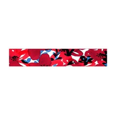 Handpaint Flowers Flano Scarf (mini) by Sparkle