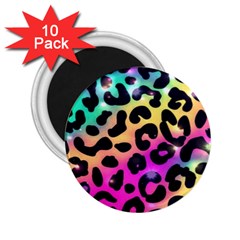 Animal Print 2 25  Magnets (10 Pack)  by Sparkle