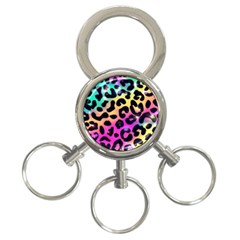 Animal Print 3-ring Key Chain by Sparkle