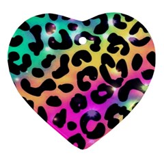 Animal Print Ornament (heart)