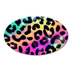 Animal Print Oval Magnet by Sparkle