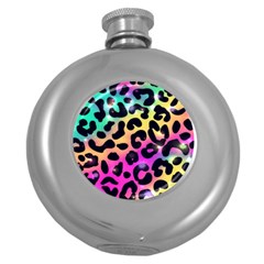 Animal Print Round Hip Flask (5 Oz) by Sparkle