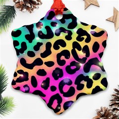 Animal Print Ornament (snowflake) by Sparkle