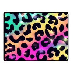 Animal Print Fleece Blanket (small) by Sparkle