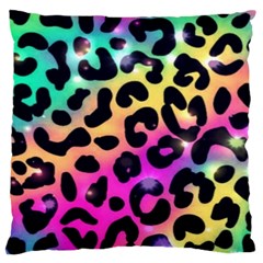 Animal Print Large Cushion Case (two Sides) by Sparkle