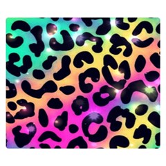 Animal Print Double Sided Flano Blanket (small)  by Sparkle