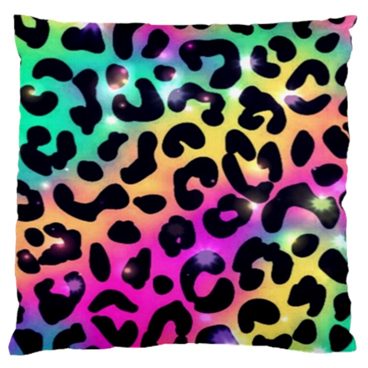 Animal Print Standard Flano Cushion Case (Two Sides)