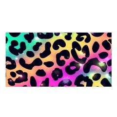 Animal Print Satin Shawl by Sparkle