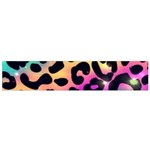 Animal Print Small Flano Scarf Front