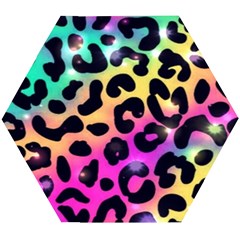 Animal Print Wooden Puzzle Hexagon by Sparkle